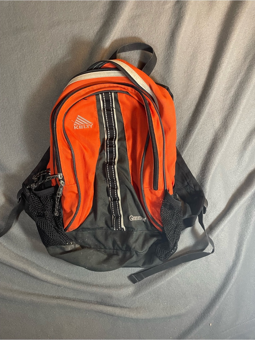 Kelty Grommet Kids Backpack / Daypack - Orange & Dark Gray (850 cu in)